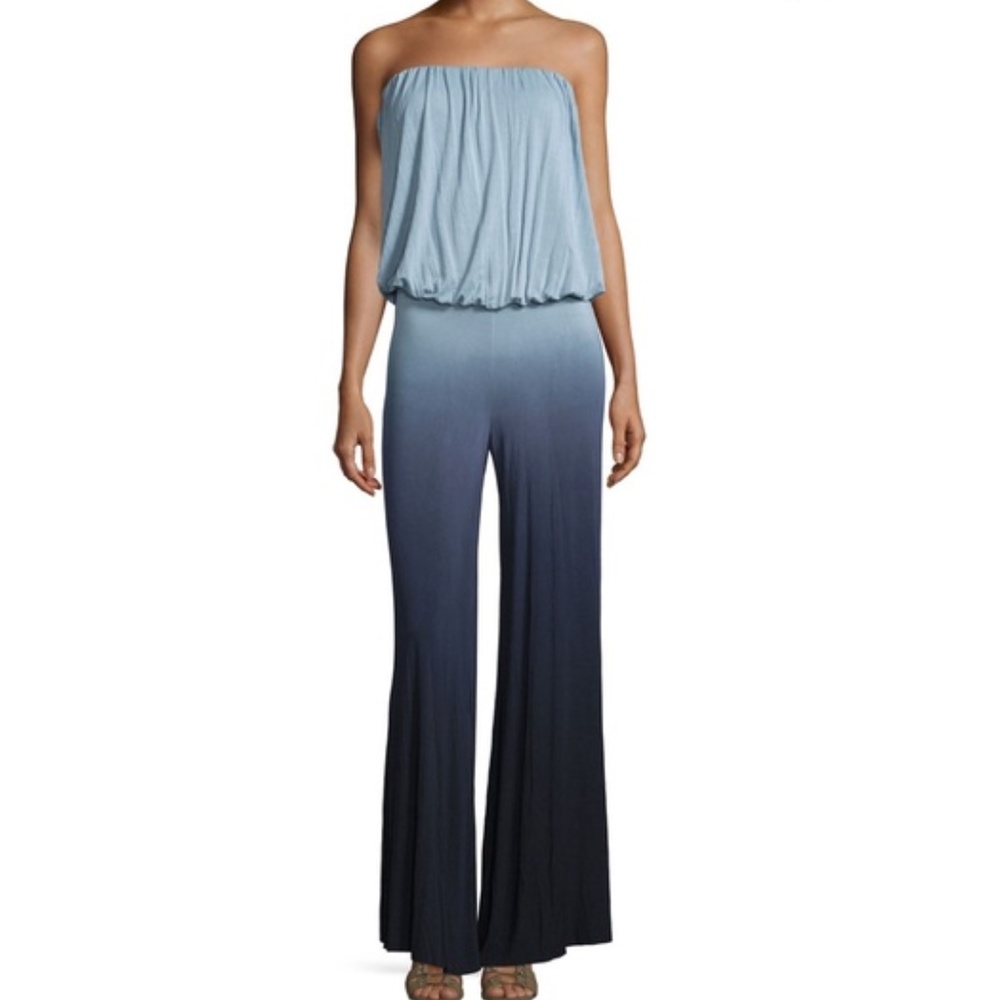 Young Fabulous & Broke Strapless Ombre Jumpsuit